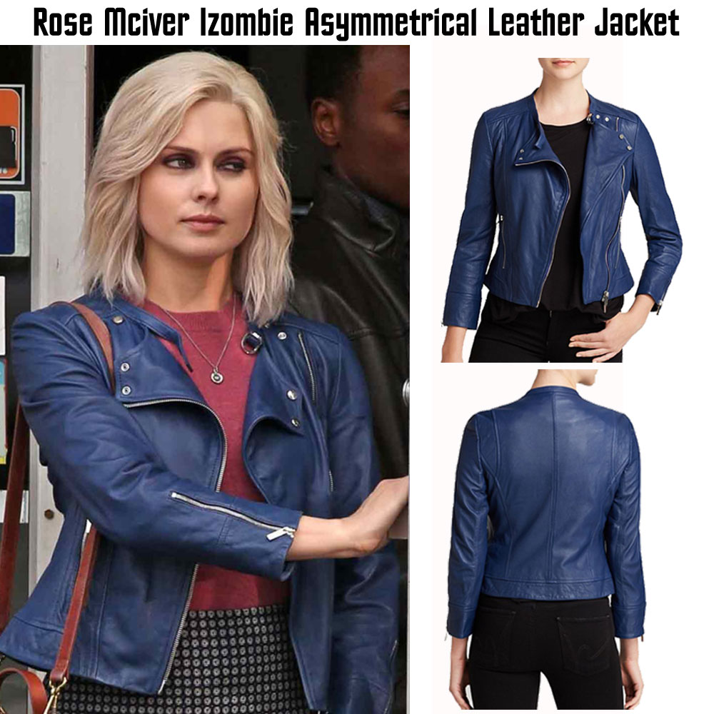 Liv Moore Izombie Rose Mciver Blue Jacket Liv Moore Izombie Rose Mciver Blue Jacket - Image 8