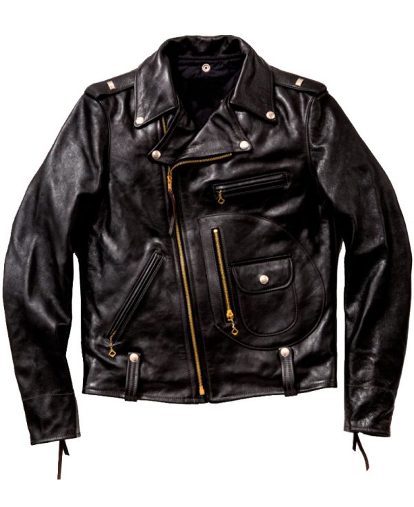 Biker J-24 Cow-Hide Leather Jacket