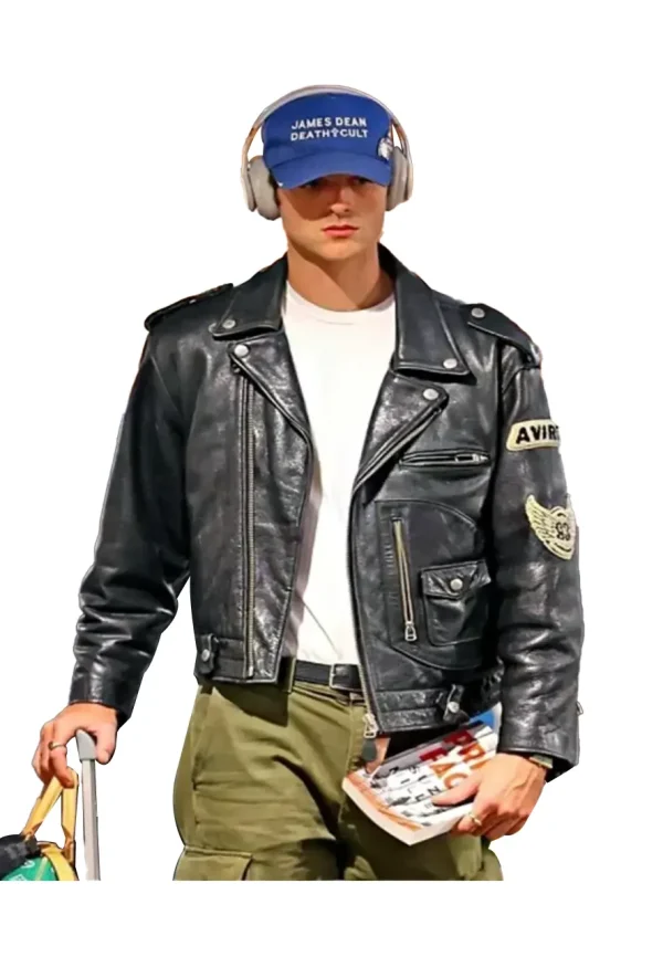 Jacob Elordi Leather Jacket