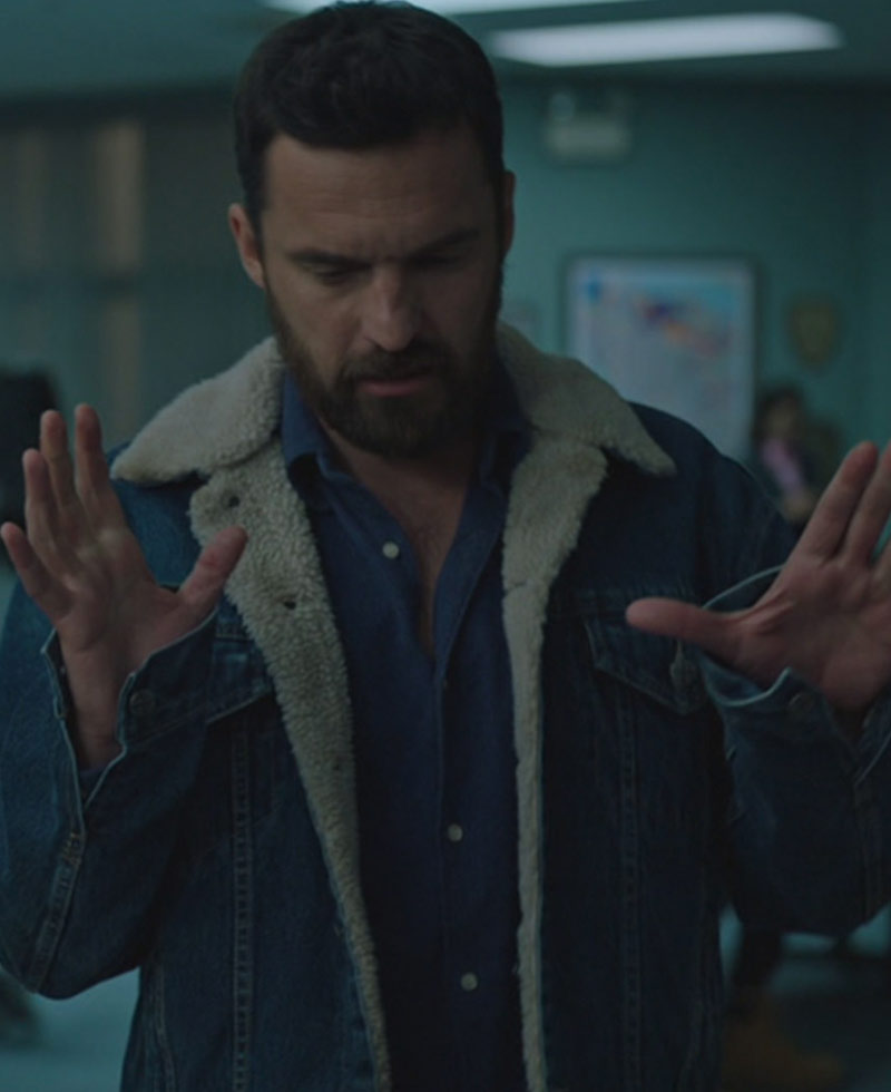 Jake Johnson Stumptown Blue Jacket Jake Johnson Stumptown Blue Jacket - Image 2