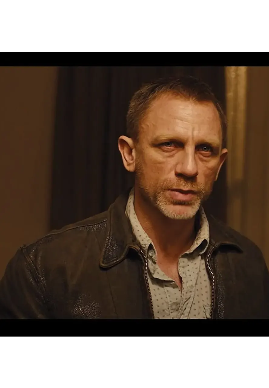 James Bond Skyfall Leather Jacket James Bond Skyfall Leather Jacket - Image 11