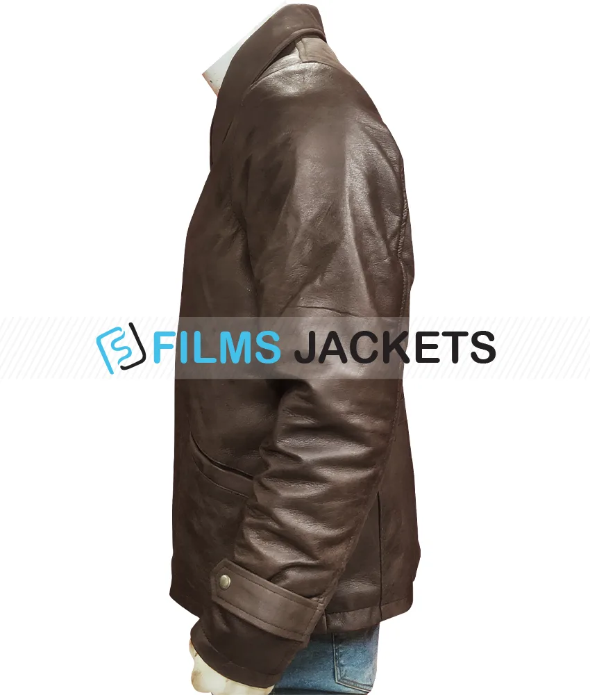 James Bond Skyfall Leather Jacket James Bond Skyfall Leather Jacket - Image 4