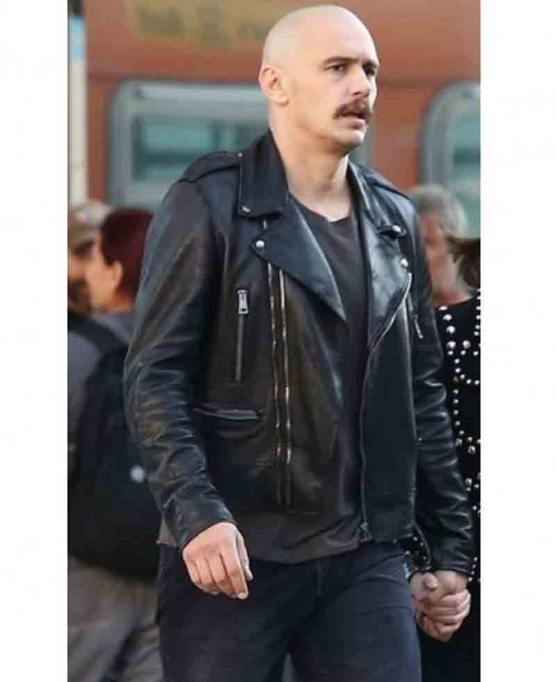 Zeroville James Franco Black Leather Jacket Zeroville James Franco Black Leather Jacket - Image 3