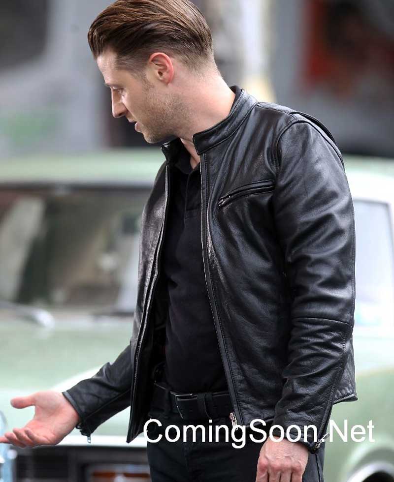 Gotham Ben Mckenzie Leather Jacket Gotham Ben Mckenzie Leather Jacket - Image 2
