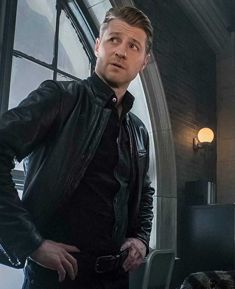 Gotham Ben Mckenzie Leather Jacket Gotham Ben Mckenzie Leather Jacket - Image 3