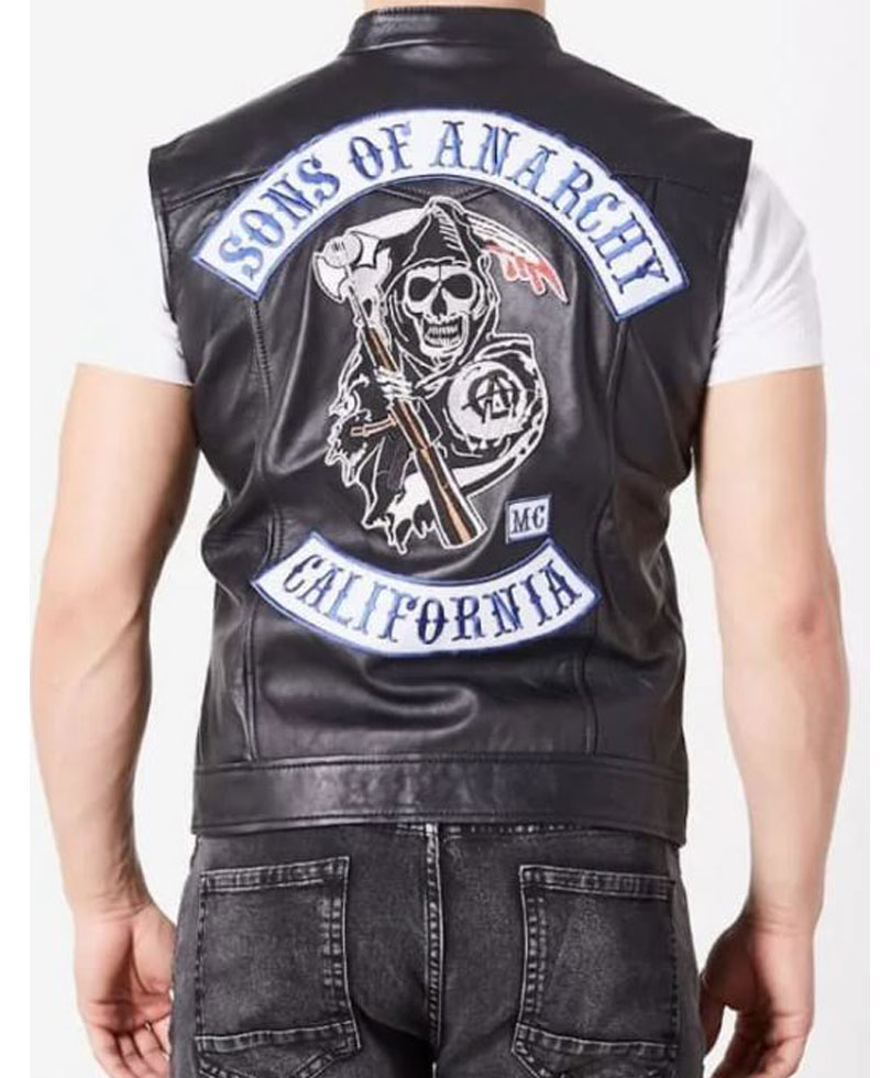 Sons of Anarchy Motorcycle Leather Vest Sons of Anarchy Motorcycle Leather Vest