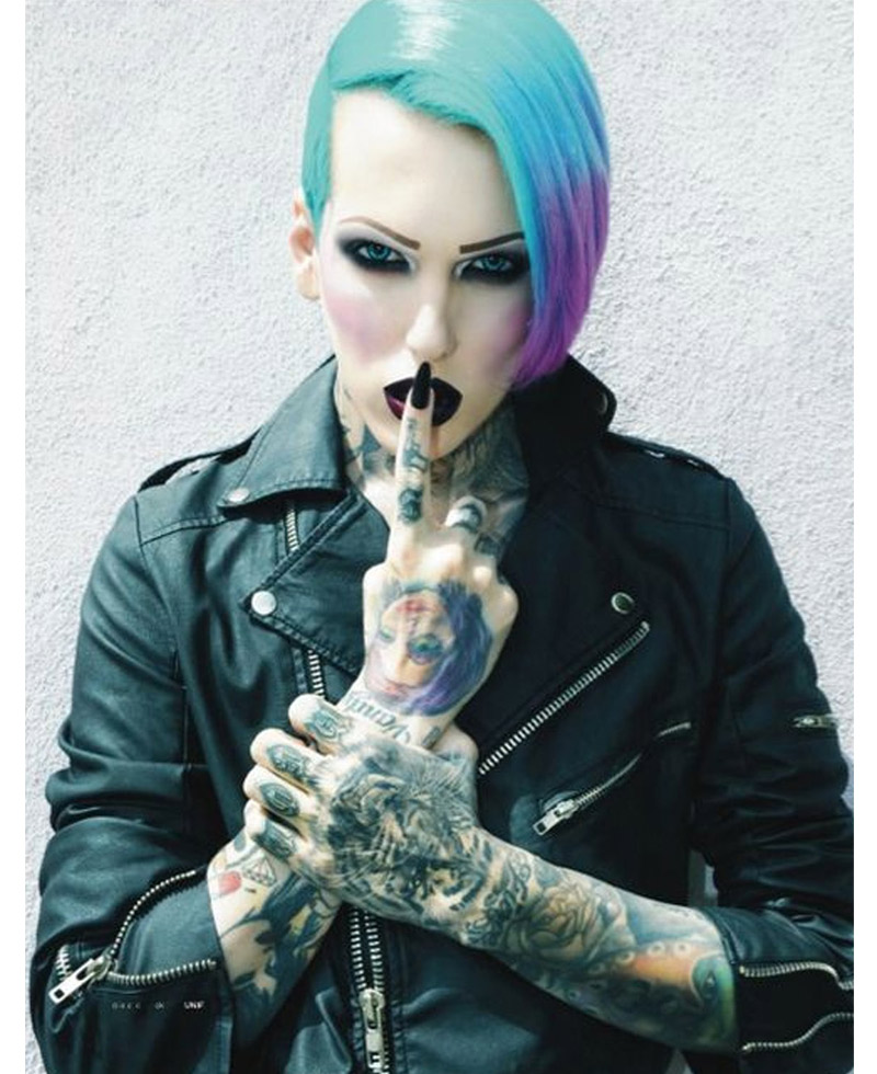 Jeffree Star Motorcycle Leather Jacket Jeffree Star Motorcycle Leather Jacket - Image 2