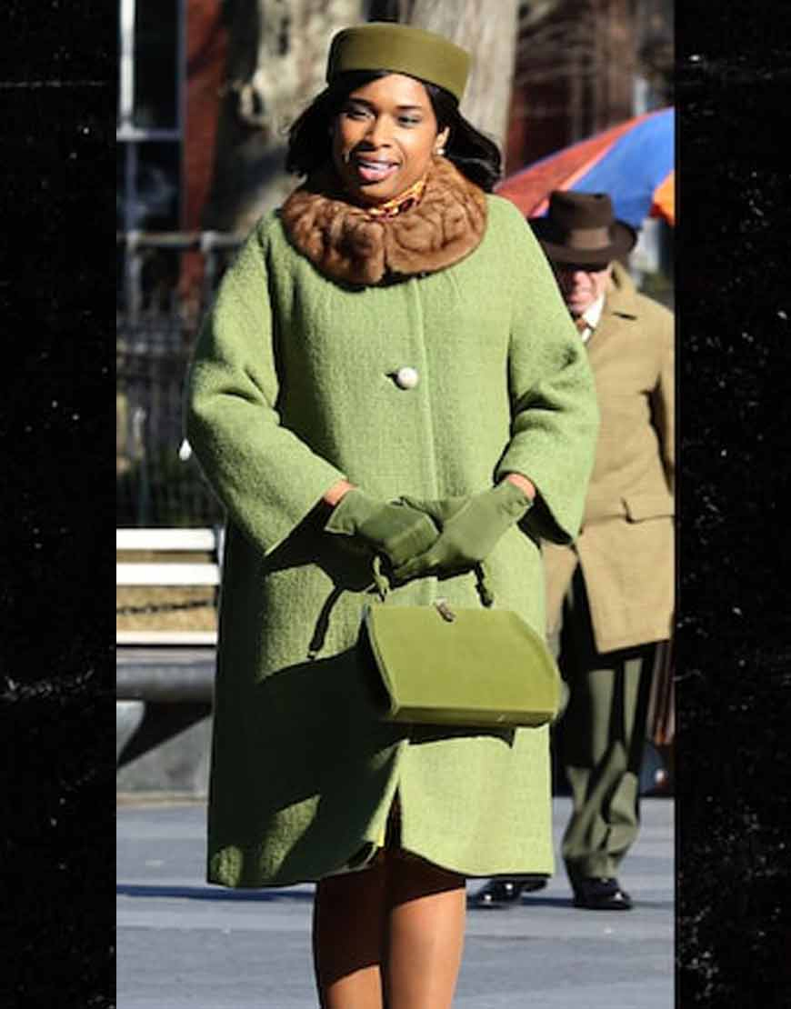 Jennifer Hudson Respect Green Coat Jennifer Hudson Respect Green Coat