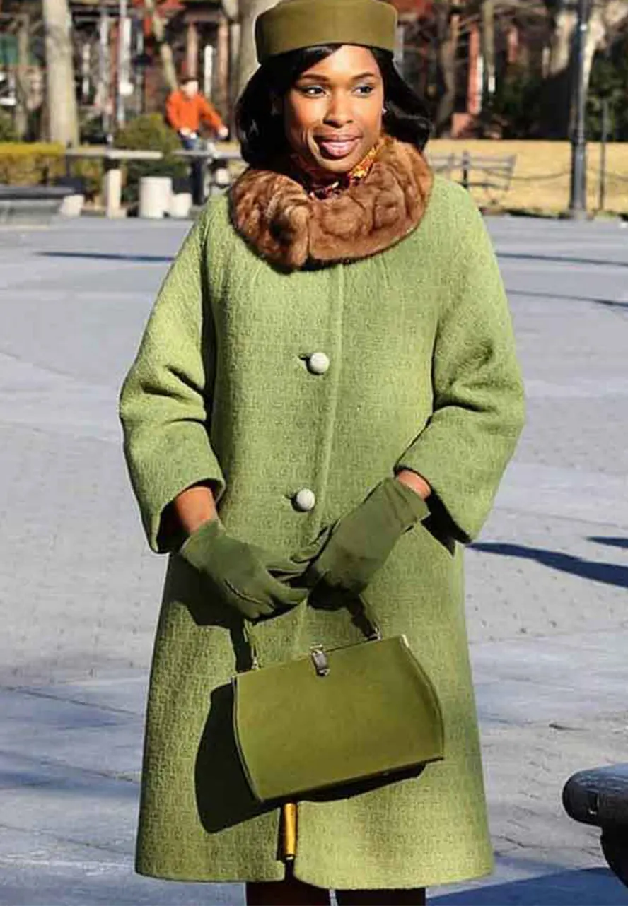 Jennifer Hudson Respect Green Coat Jennifer Hudson Respect Green Coat - Image 2