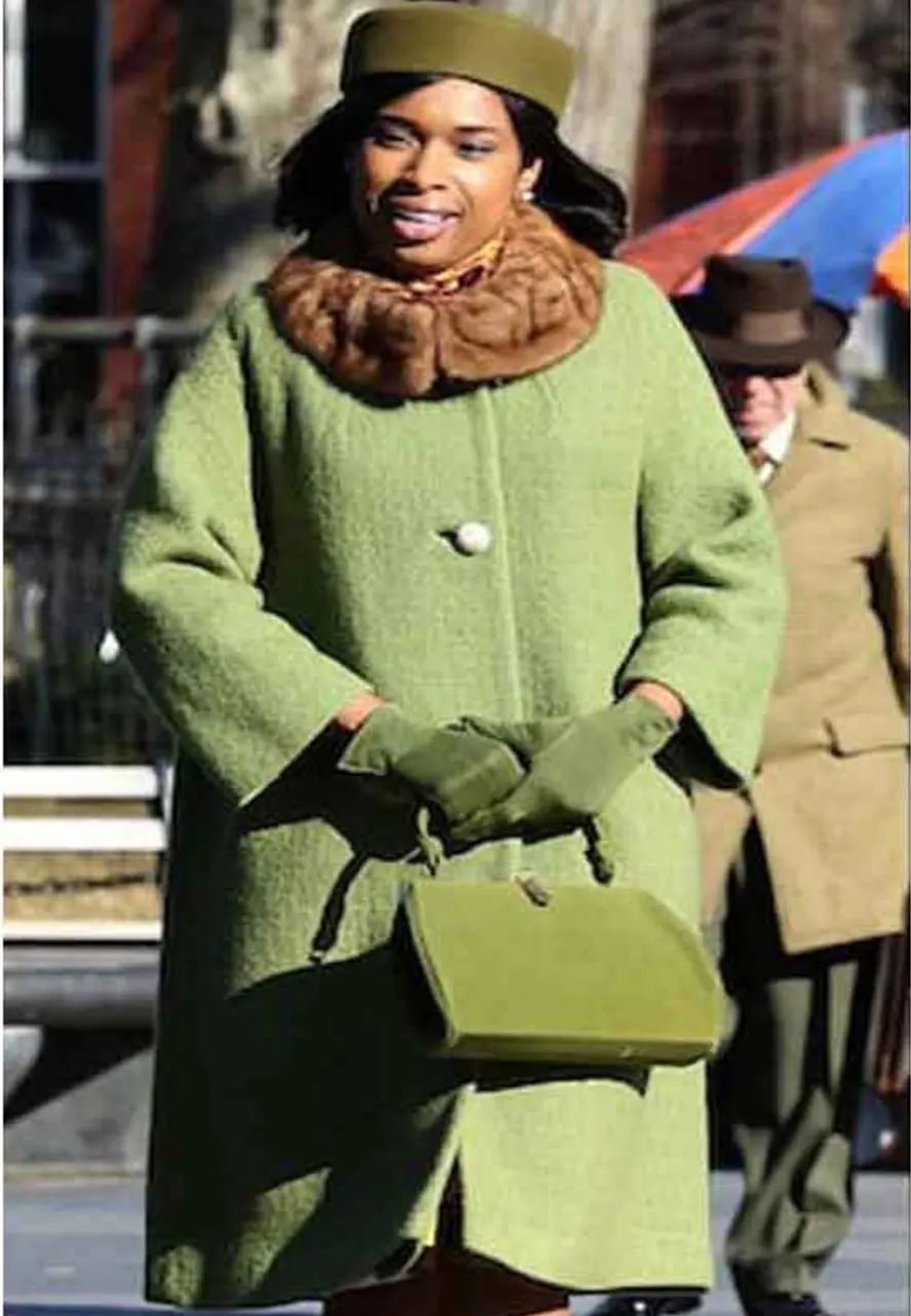 Jennifer Hudson Respect Green Coat Jennifer Hudson Respect Green Coat - Image 3