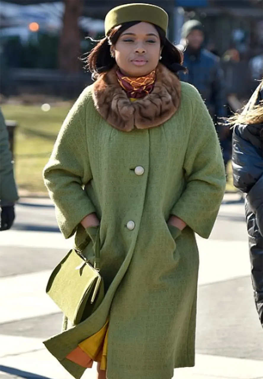 Jennifer Hudson Respect Green Coat Jennifer Hudson Respect Green Coat - Image 5