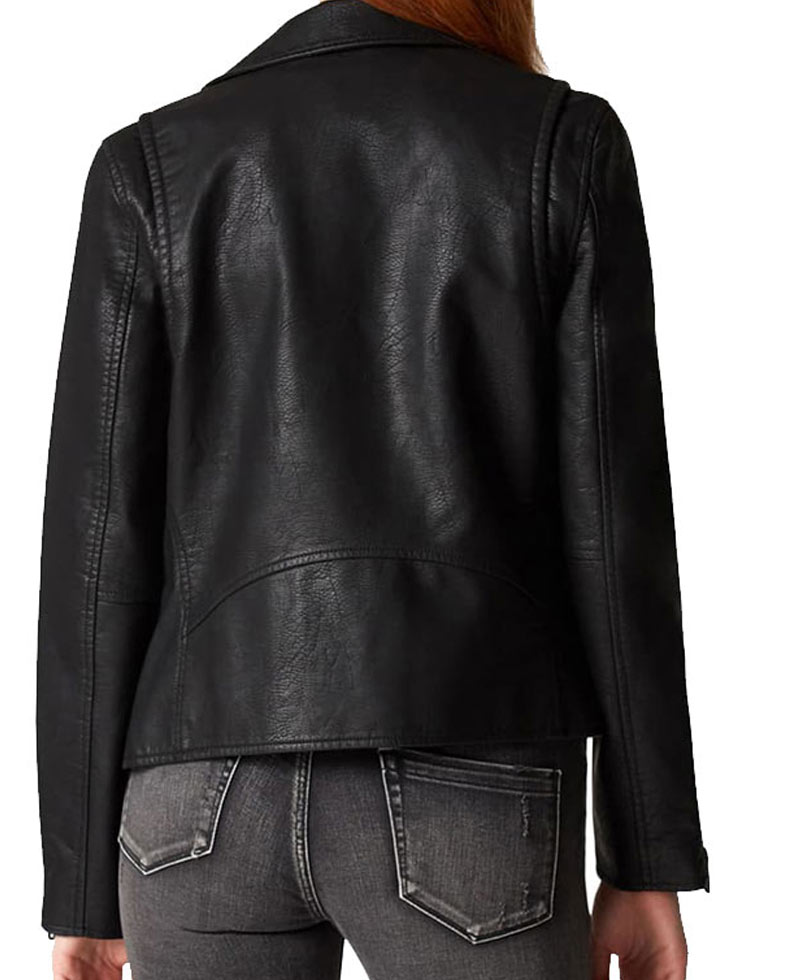 Jessica Parker Kennedy The Flash S05 Black Leather Jacket Jessica Parker Kennedy The Flash S05 Black Leather Jacket - Image 3