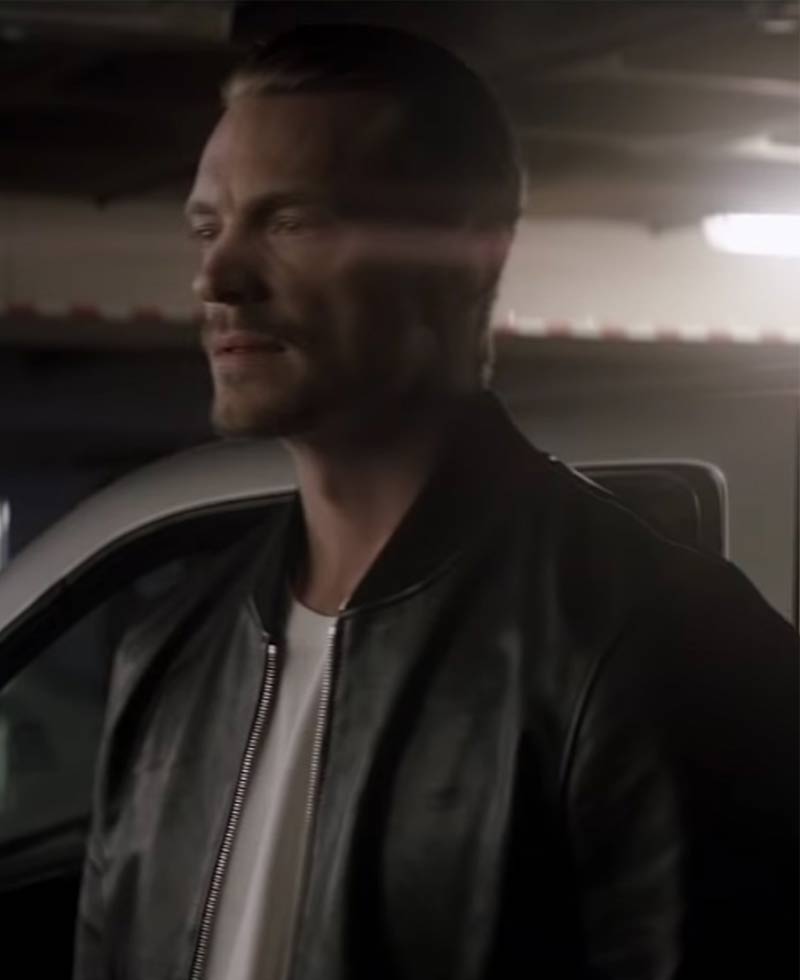 Joel Kinnaman The Informer Leather Jacket Joel Kinnaman The Informer Leather Jacket - Image 2