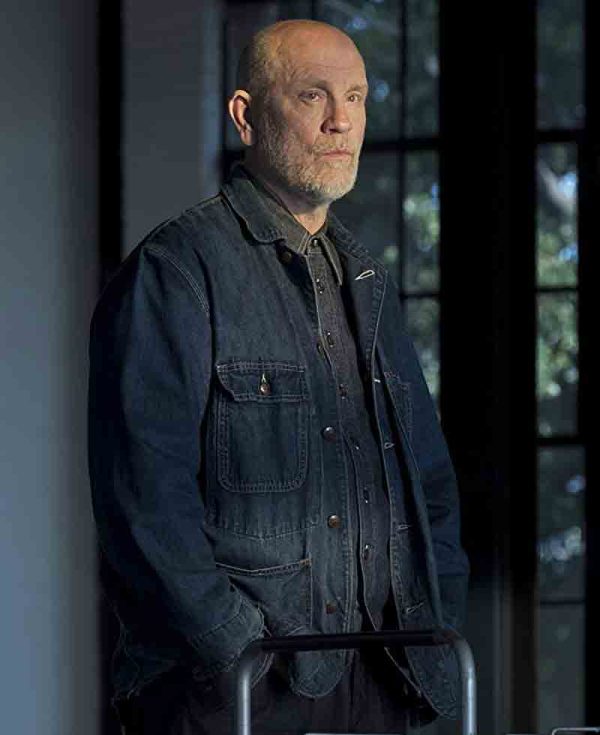 John Malkovich Velvet Buzzsaw Denim Jacket