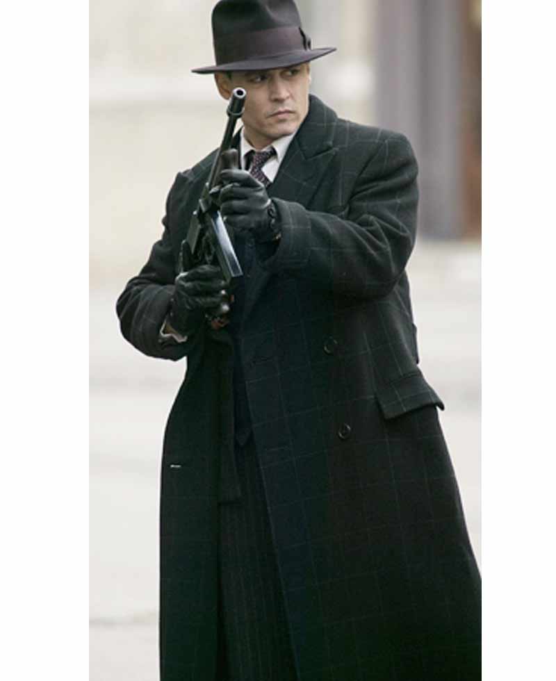 Public Enemies John Dillinger Coat Public Enemies John Dillinger Coat - Image 3