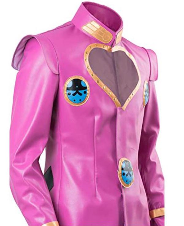Jojo's Bizarre Giorno Pink Jacket
