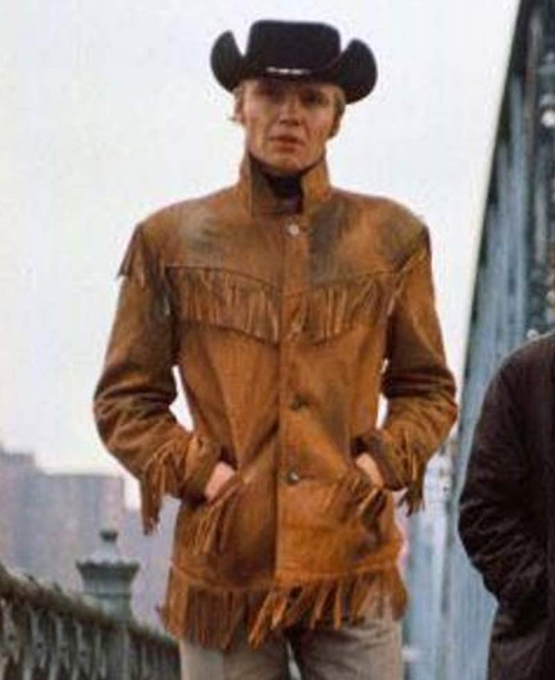 Jon Voight Midnight Cowboy Brown Fringe Jacket Jon Voight Midnight Cowboy Brown Fringe Jacket - Image 3