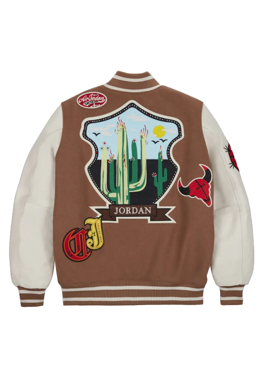 Jordan x Travis Scott Varsity Jacket Jordan x Travis Scott Varsity Jacket - Image 2