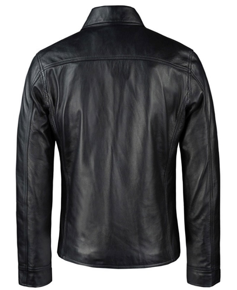 Looper Joe Black Leather Jacket Looper Joe Black Leather Jacket - Image 4