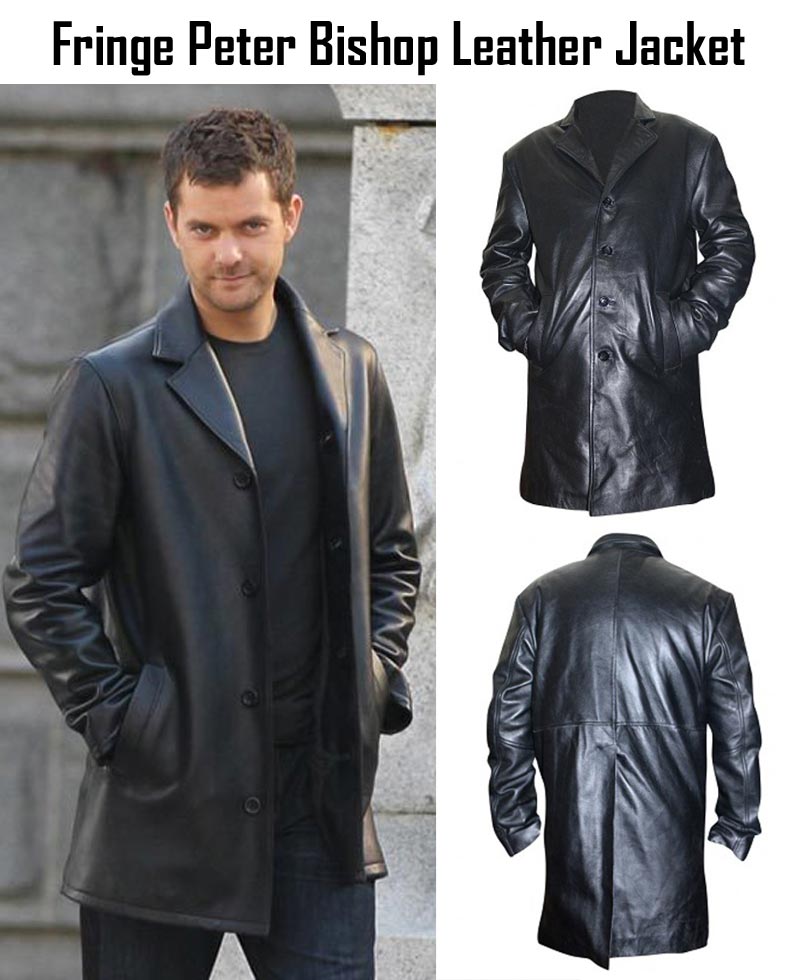 Joshua Jackson Fringe Peter Bishop Leather Coat Joshua Jackson Fringe Peter Bishop Leather Coat - Image 4