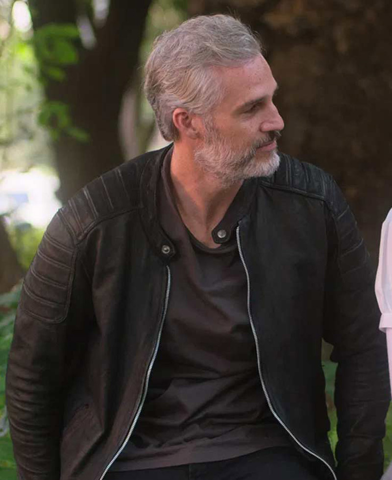 Juan Pablo Medina Dad Wanted Black Leather Jacket Juan Pablo Medina Dad Wanted Black Leather Jacket
