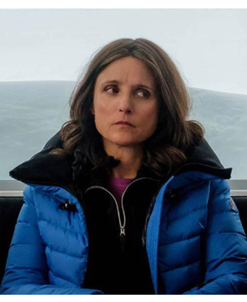 Julia Louis Dreyfus Downhill Blue Puffer Jacket Julia Louis Dreyfus Downhill Blue Puffer Jacket - Image 5