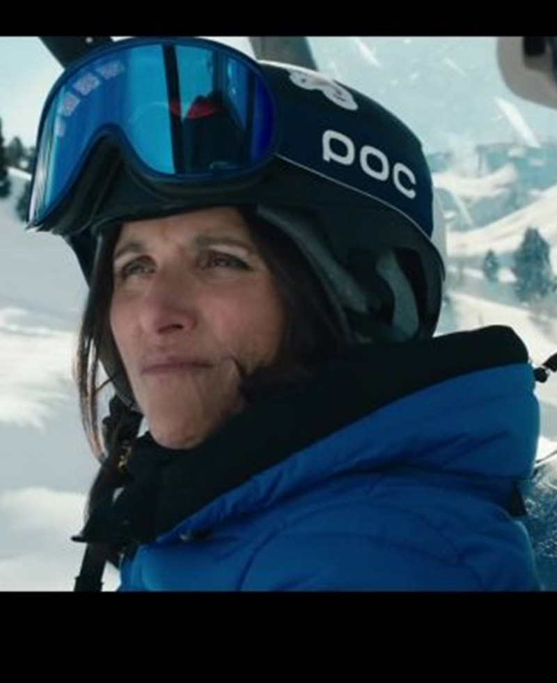 Julia Louis Dreyfus Downhill Blue Puffer Jacket Julia Louis Dreyfus Downhill Blue Puffer Jacket - Image 4