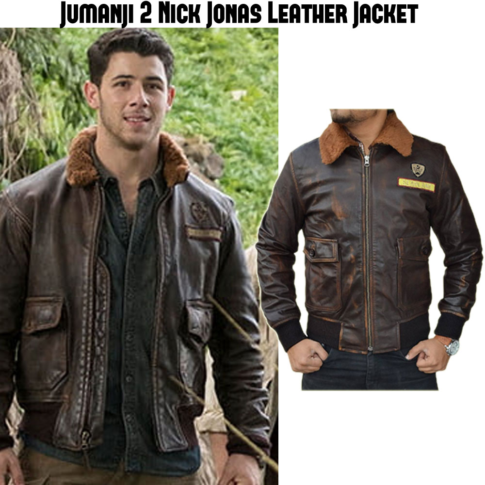 Jumanji 2 Nick Jonas Jacket Jumanji 2 Nick Jonas Jacket - Image 2