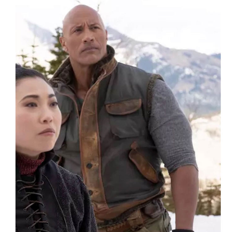 Jumanji The Next Level The Rock Leather Vest Jumanji The Next Level The Rock Leather Vest - Image 8