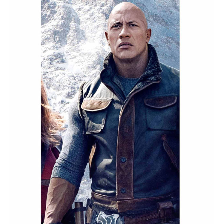 Jumanji The Next Level The Rock Leather Vest Jumanji The Next Level The Rock Leather Vest - Image 5
