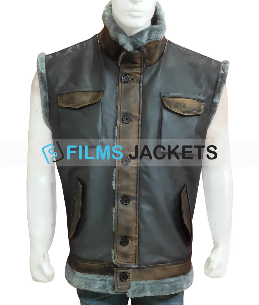 Jumanji The Next Level The Rock Leather Vest Jumanji The Next Level The Rock Leather Vest
