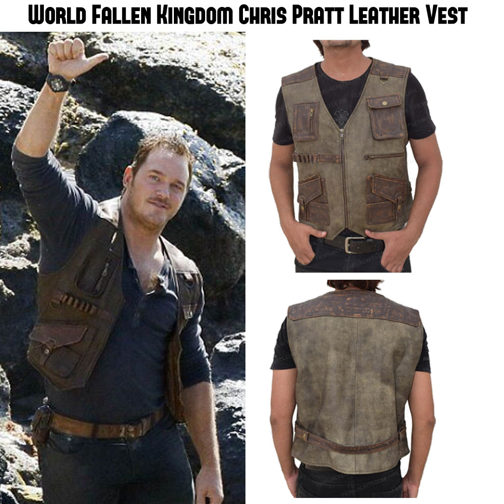 Jurassic World Fallen Kingdom Owen Grady Vest Jurassic World Fallen Kingdom Owen Grady Vest - Image 15