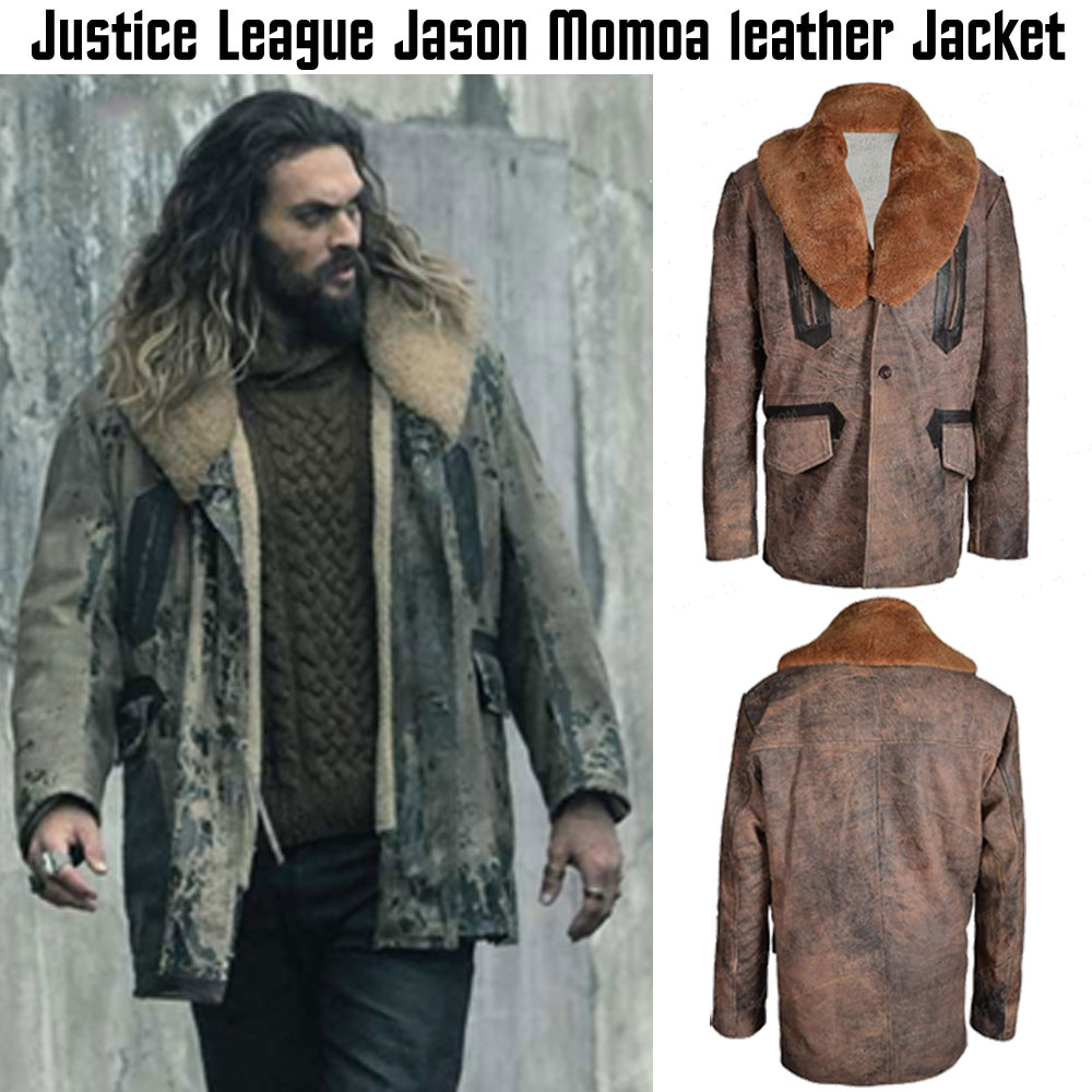Justice League Arthur Curry Leather Jacket Justice League Arthur Curry Leather Jacket - Image 4