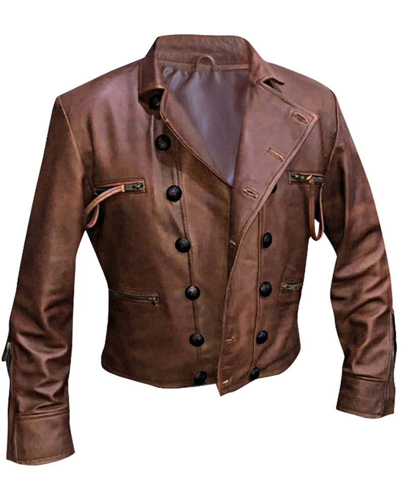 Justice League Arthur Curry Brown Leather Jacket