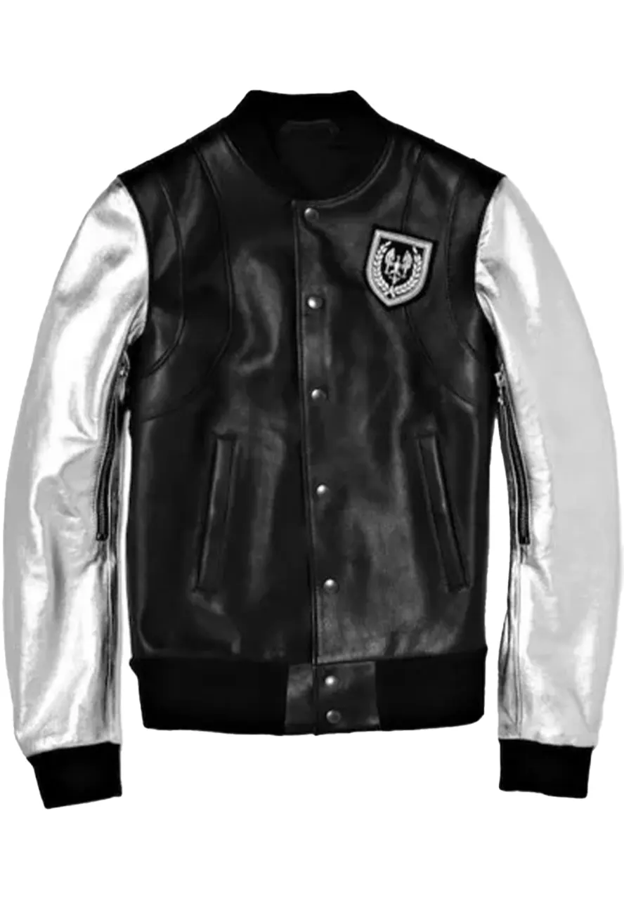 Justin Bieber Black And Silver Jacket Justin Bieber Black And Silver Jacket