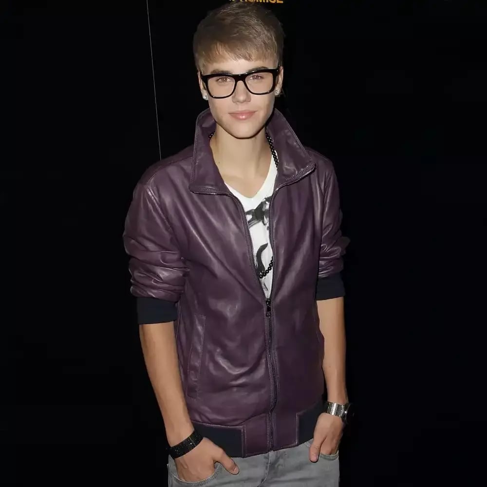 Justin Bieber Purple Jacket Justin Bieber Purple Jacket