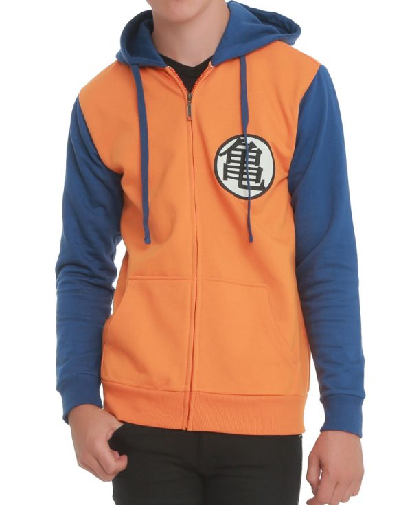 Kame Symbol Contrast DBZ Hoodie