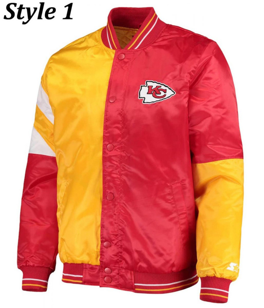kansas city chiefs red and yellow jacket