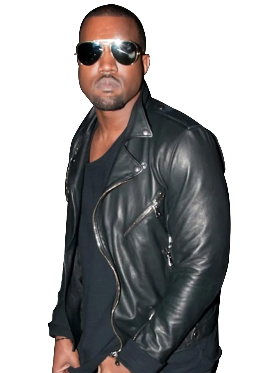 Kanye West Black Leather Jacket Kanye West Black Leather Jacket