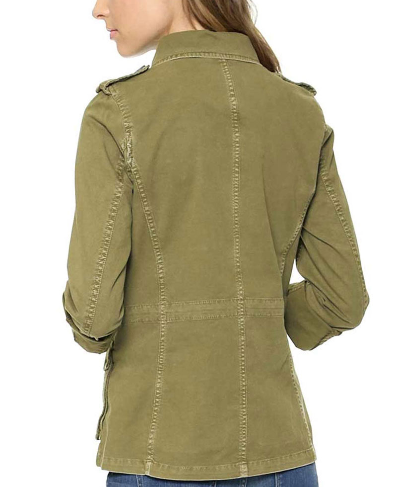 Kara Killmer Chicago Fire Green Jacket Kara Killmer Chicago Fire Green Jacket - Image 2