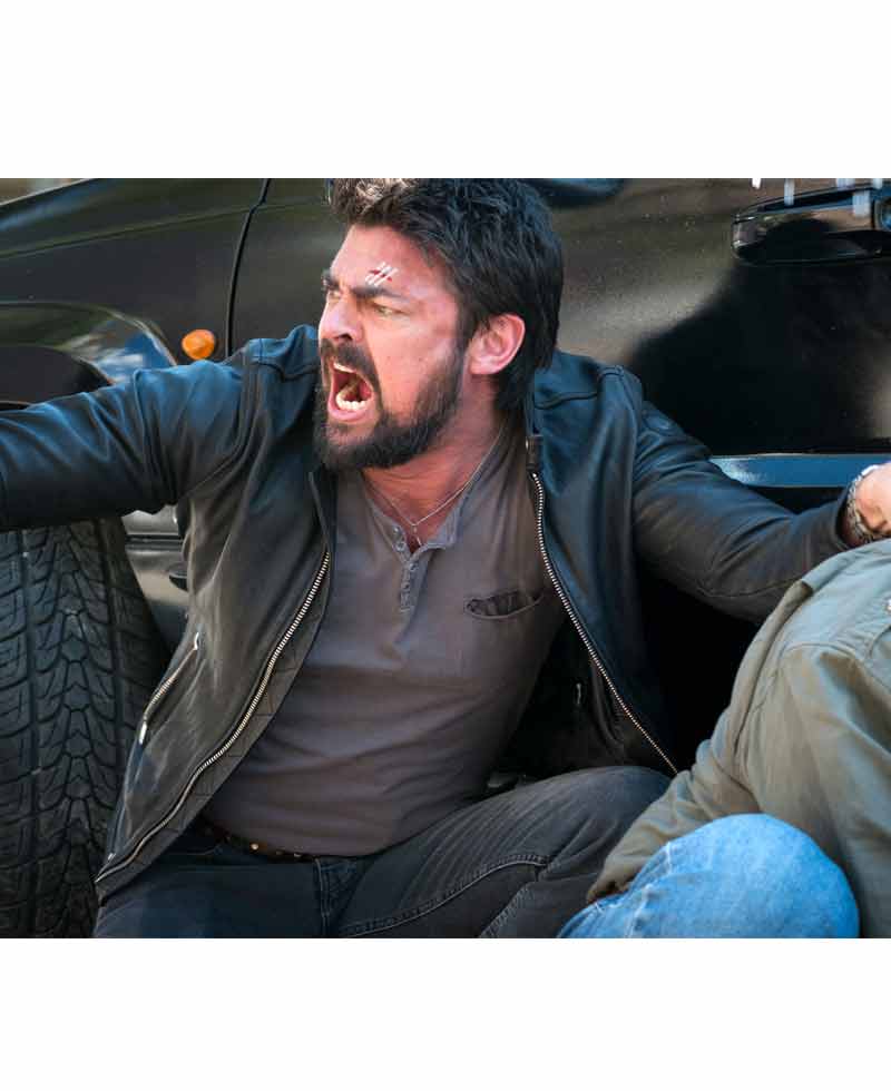 Bent Karl Urban Leather Jacket Bent Karl Urban Leather Jacket - Image 2