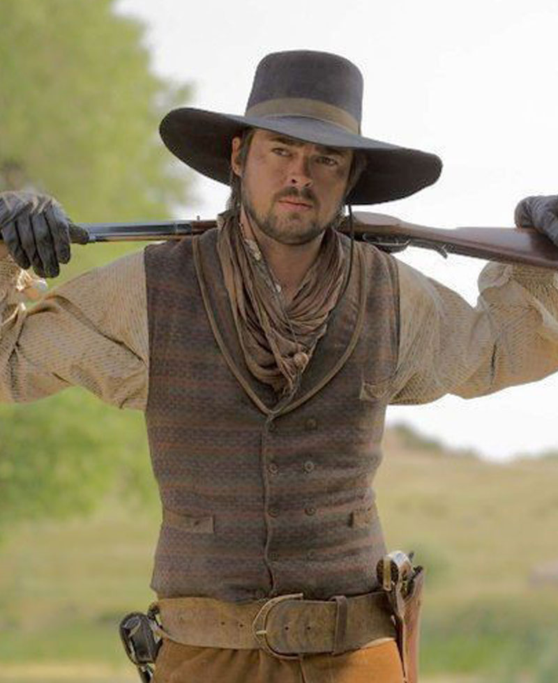 Karl Urban Comanche Moon Brown Vest Karl Urban Comanche Moon Brown Vest