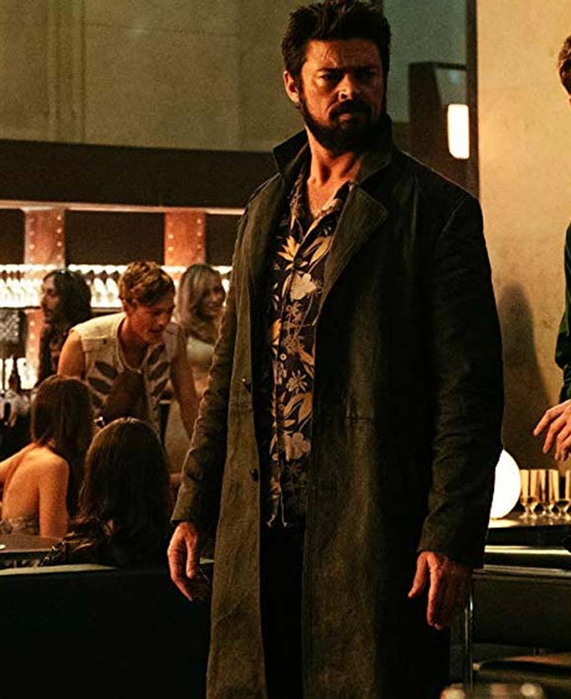 Karl Urban The Boys Black Coat Karl Urban The Boys Black Coat - Image 4
