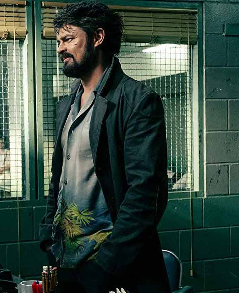 Karl Urban The Boys Black Coat Karl Urban The Boys Black Coat - Image 2