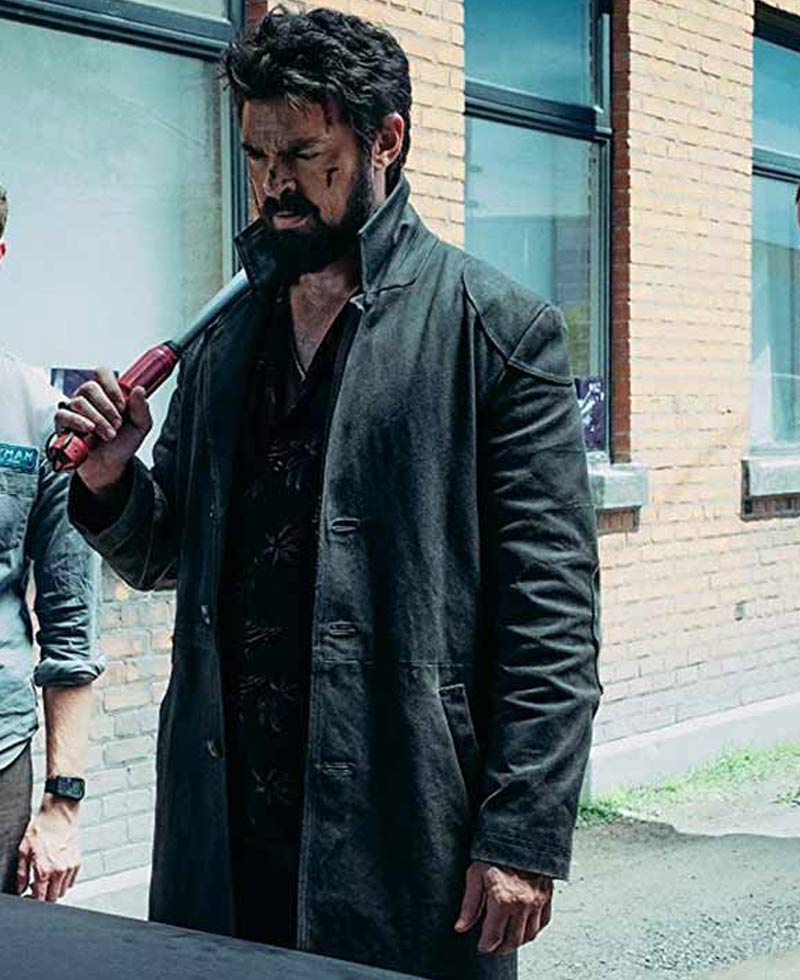 Karl Urban The Boys Black Coat Karl Urban The Boys Black Coat - Image 3