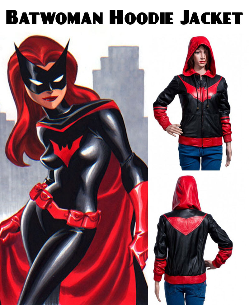 Batwoman Katherine Kane Hoodie Jacket katherine kane batwoman hoodie