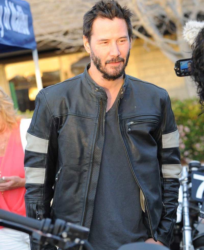 Keanu Reeves John Wick Motorcycle Leather Jacket Keanu Reeves John Wick Motorcycle Leather Jacket - Image 3
