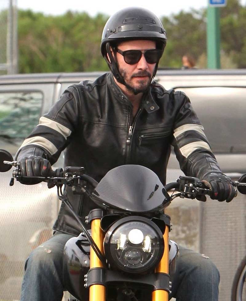 Keanu Reeves John Wick Motorcycle Leather Jacket Keanu Reeves John Wick Motorcycle Leather Jacket - Image 5