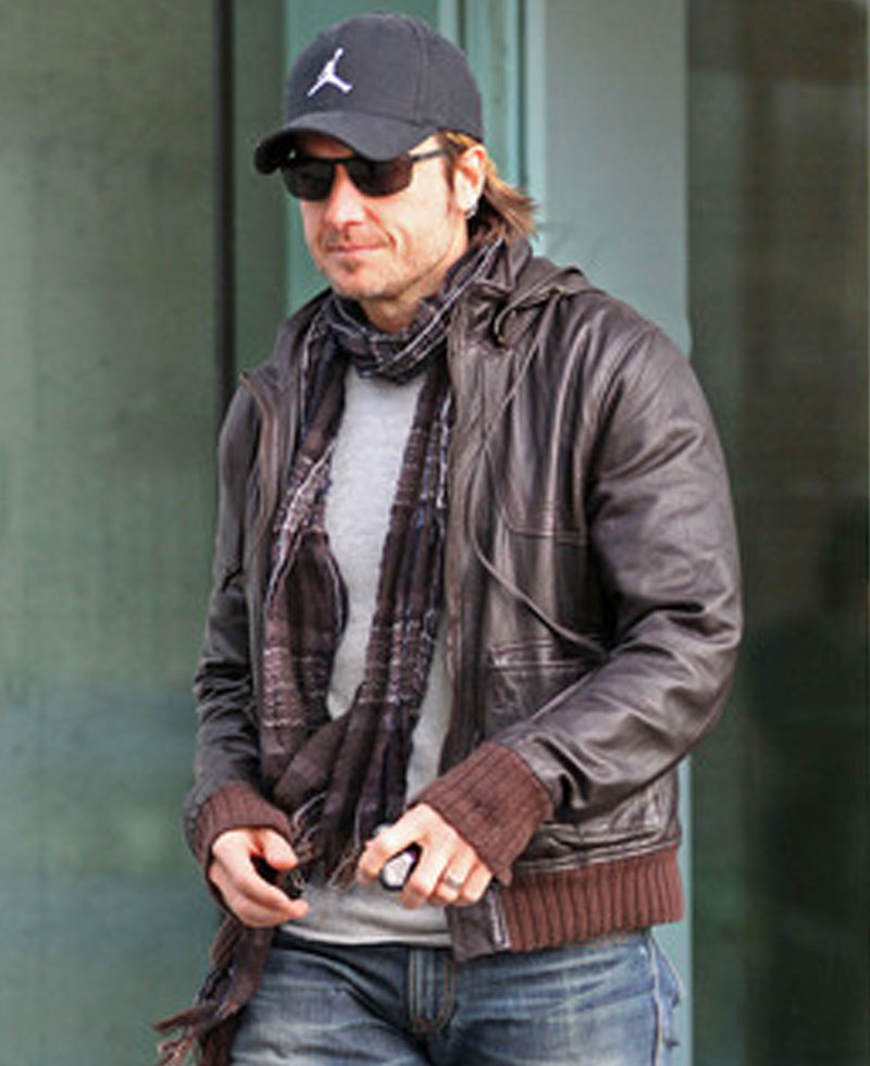 Keith Urban Brown Leather Jacket Keith Urban Brown Leather Jacket - Image 3