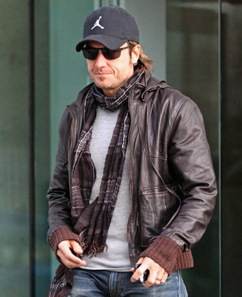 Keith Urban Brown Leather Jacket Keith Urban Brown Leather Jacket - Image 4